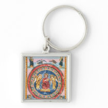 Codex Amiatinus Christ in Majesty Keychain