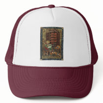 Codex Amiatinus Scene Esdra Working On The Renovat Mesh Hats