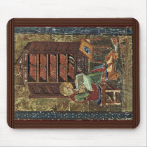Codex Amiatinus Scene Esdra Working On The Renovat Mouse Pad
