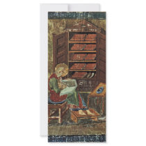 Codex Amiatinus Scene Esdra Working On The Renovat Rack Cards