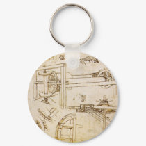 Codex Atlanticus keychains by LeonardoDaVinci Codex Atlanticus keychains
