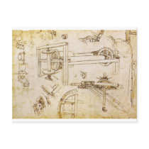 Codex Atlanticus postcards by LeonardoDaVinci Codex Atlanticus postcards