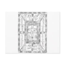 Codex aureus epternacensis drawing post cards