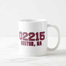 Código postal de Boston Taza De Café