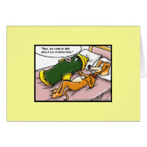 Codpedent Dog Relationships Cartoon Funny Card