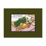 Codpedent Dog Relationships Cartoon Funny Postcard