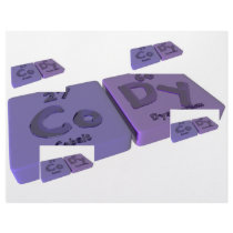 Cody as Cobalt Co and Dysprosium Dy Letterhead Design