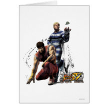 Cody Vs. Guy Greeting Cards