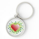 Coeur rouge de St-Valentin - Porte-clef