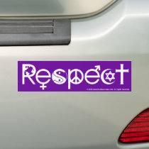 Coexist With Respect Bumper Sticker bumper stickers