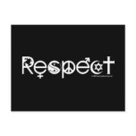 Coexist With Respect Postcard postcards