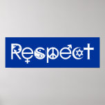 Coexist With Respect Poster Print