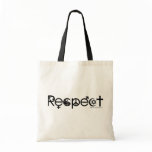 Coexist With Respect Tote Bag bags