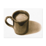 COFFE MUG: PENCIL REALISM: SEPIA POST CARDS