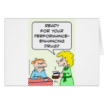 Coffee, a performance-enhancing drug cards