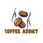 Coffee Addict Sticker