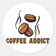 Coffee Addict Sticker