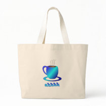 Coffee ahhhh canvas bags