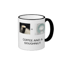 COFFEE AND A DOUGHNUT COFFEE MUG