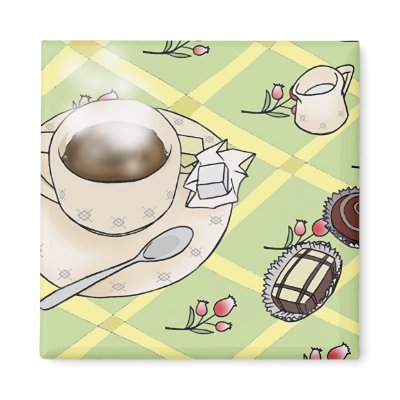 coffee and chocolate magnet by jsoh