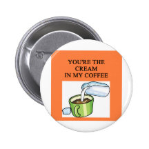 coffee and cream lovers button