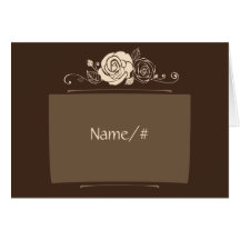 Coffee and Cream Roses Cards