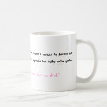 Coffee and Divorce mugs by Damommae Coffee and Divorce mugs