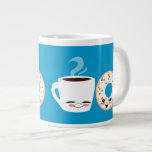 Coffee and Doughnut Pals Extra Large Mug