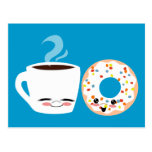Coffee and Doughnut Pals Postcards
