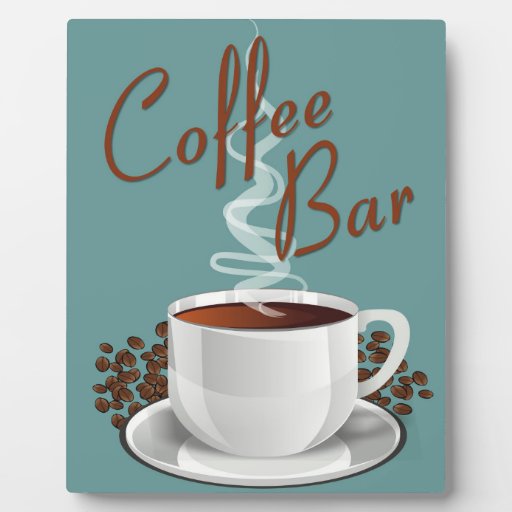 Coffee Bar Sign Plaque | Zazzle
