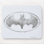 Coffee Bat Symbol - Gray Mousepad
