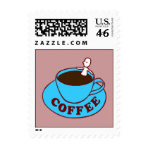 Coffee Bath Postage stamps