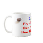 coffee bean, Alert Awake Alive Mug