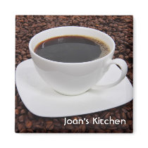 Coffee Bean Mug Magnet