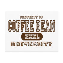 Coffee Bean University postcards by universityshirts Coffee Bean University postcards