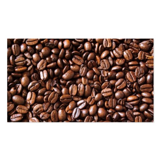 Coffee Beans Business Card (back side)