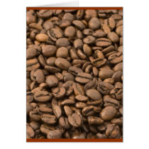Coffee Beans Greeting Cards