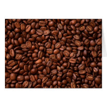 Coffee Beans Greeting Card
