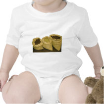 coffee beans in burlap sack shirts