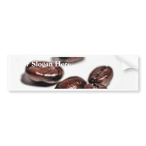 Coffee Beans Shot In My New Studio bumper stickers by lifesphere Coffee Beans Shot In My New Studio bumper stickers