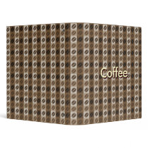 Coffee Vinyl Binders