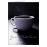 Coffee Blues Greeting Card