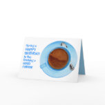 Coffee Break Birthday Card