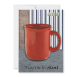 Coffee Break Button Down Invitation