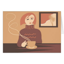 Coffee Break Greeting Card