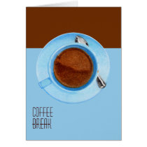 Coffee Break Card by floatinglemons Coffee Break Card