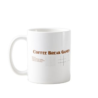 Coffee break games mug.