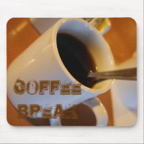 Coffee Break Mousepad by Carennedy Coffee Break Mousepad