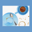 Coffee Break Postcard by floatinglemons Coffee Break Postcard