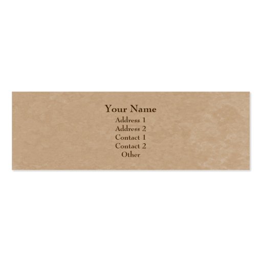 Coffee Brown Repeating Pattern Business Card Templates (back side)